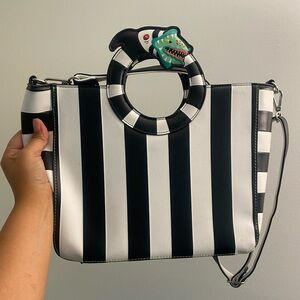 Beetlejuice Sandworm Crossbody Purse